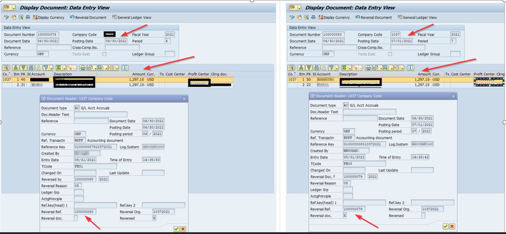 Standard Accrual Reverse Process