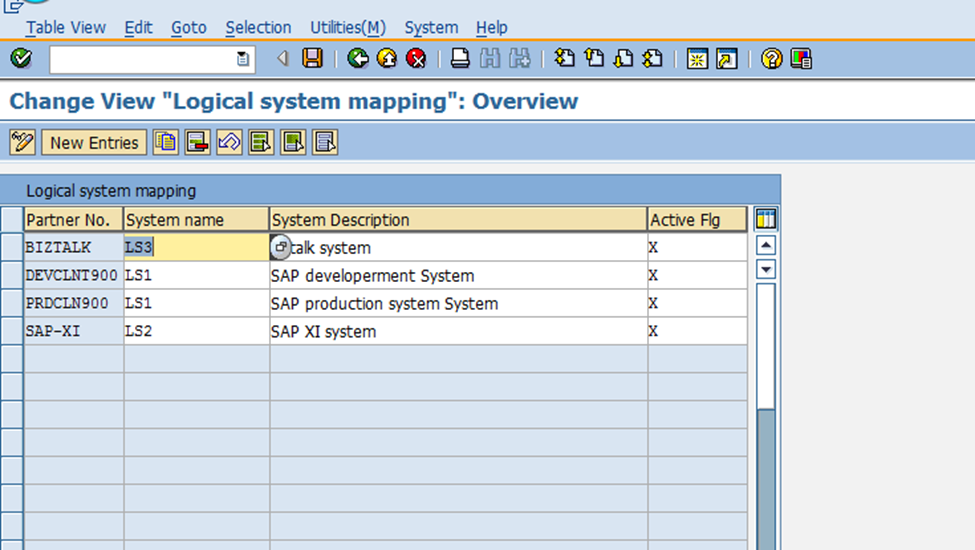 SAP Mapping Tool Interface